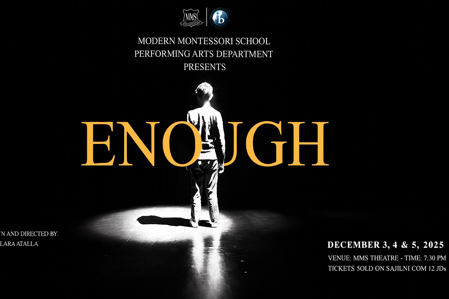ENOUGH Play | 3rd Dec - 5th Dec